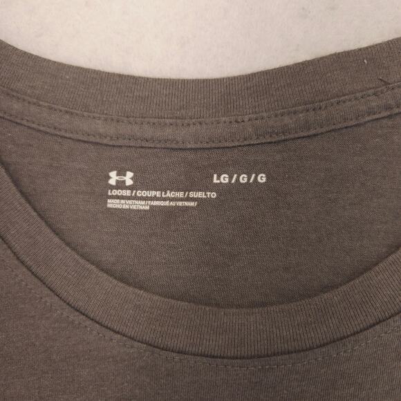 Under Armour Chicago The Windy City Short Sleeve Shirt Womens Size Large L Gray - Picture 3 of 9